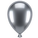 Umbra UP Balloon Hanging Photo Display - Chrome