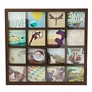 Umbra Gridart Wooden Photo Frame - Walnut