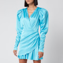 ROTATE Birger Christensen Women's Aiken Dress - Bachelor Button