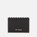 Ted Baker Women's Vivaah Scalloped Credit Card Holder - Black