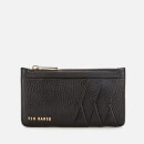 Ted Baker Women's Allexaa Diagonal Zipped Credit Card Holder - Black