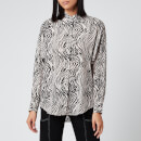 Isabel Marant Women's Cade Printed Shirt - Ecru/Black