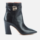 Coach Women's Teri Leather Heeled Boots - Black