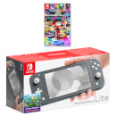 Nintendo Switch Lite (Grey) Mario Kart 8 Deluxe Pack