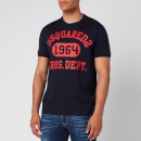 Dsquared2 Men's Tennis Fit Arch Logo T-Shirt - Blue
