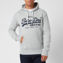 Superdry Men's Embroidered Logo Hoodie - Grey Marl
