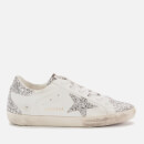 Golden Goose Deluxe Brand Women's Superstar Leather Trainers - White/Silver