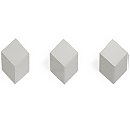 HAY Iso Hook - Light Grey (Set of 3)