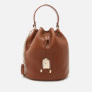 Furla Women's Sleek Small Drawstring Bucket Bag - Brown