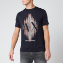 Armani Exchange Men's Abstract Print T-Shirt - Navy