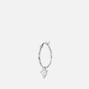 Maria Black Women's Vidi Hoop Earring - White Gold