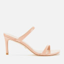 Stuart Weitzman Women's Aleena 75 Patent Heeled Mules - Poudre