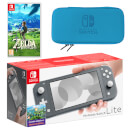 Nintendo Switch Lite (Grey) The Legend of Zelda: Breath of the Wild Pack