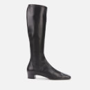 by FAR Women's Edie Leather Knee High Boots - Black
