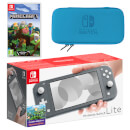 Nintendo Switch Lite (Grey) Minecraft Pack