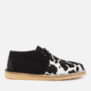 Clarks Originals Men's Desert Trek Shoes - Black Cow Print
