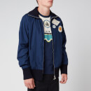 Lanvin Men's Zipped Patch Jacket - Navy Blue