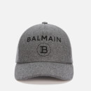 Balmain Men's Wool Flocked Cap - Gris