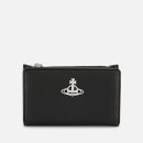 Vivienne Westwood Women's Johanna Slim Flap Card Holder - Black