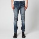 Balmain Men's Slim Biker Jeans - Blue