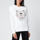 KENZO Women's Icon Classic Tiger Sweatshirt - White