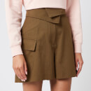 KENZO Women's Utility Shorts - Khaki