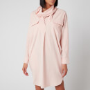 KENZO Women's Dress Cowl Collar - Faded Pink