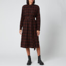 KENZO Women's Long Shirt Dress - Dark Brown