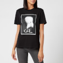 Karl Lagerfeld Women's Karl Legend Print T-Shirt - Black