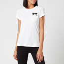 Karl Lagerfeld Women's Ikonic Karl Pocket T-Shirt - White