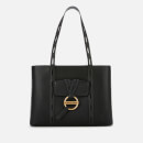 Love Moschino Women's Logo Disc Tote Bag - Black