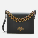Love Moschino Women's Chain Detail Shoulder Bag - Black