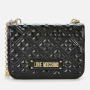 Love Moschino Women's Quilted Shoulder Bag - Black
