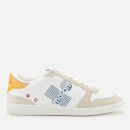 Isabel Marant Women's Bulian Leather Low Top Trainers - Yellow