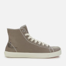 Maison Margiela Men's Tabi Canvas Hi-Top Trainers - Walnut