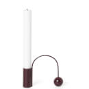 Ferm Living Balance Candle Holder - Dark Aubergine
