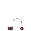 Ferm Living Balance Tealight Holder - Dark Aubergine