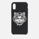 KENZO Men's iPhone X Max Silicone Tiger Phone Case - Black