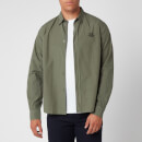 KENZO Men's Tiger Crest Poplin Shirt - Fern