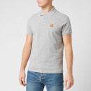 KENZO Men's Tiger Crest Pique Polo Shirt - Pearl Grey