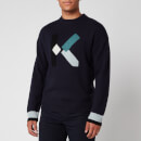 KENZO Men's K Wool Jumper - Navy Blue