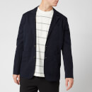 KENZO Men's Casual Two Button Jacket - Navy Blue