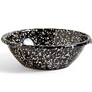 HAY Enamel Serving Bowl - Black Sprinkle