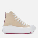 Converse Women's Chuck Taylor All Star Move Hi-Top Trainers - Farro/Cactus Flower/White