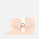 MICHAEL MICHAEL KORS Women's Mk Charm Medium Wallet Cross Body Bag - Soft Pink/Multi