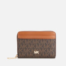 MICHAEL MICHAEL KORS Women's Mott Coin Card Case - Brown/Acorn