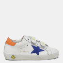 Golden Goose Deluxe Brand Toddlers' Old School Trainers - White/Bluette/Orange