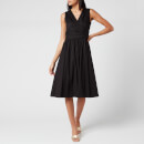 MICHAEL MICHAEL KORS Women's Poplin Midi Dress - Black
