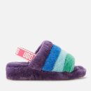 UGG Fluff Yeah Slippers Pride Capsule - Rainbow Purple