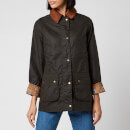 Barbour X Laura Ashley Women's Poplars Wax Jacket - Olive/Indienne